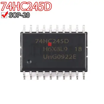 10ШТ 74HC245D SOP24 74HC245 СОП SN74HC245DWR SMD нова и оригинална чип