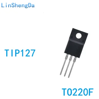 10ШТ Пластмасов фланец TIP127 TIP127FP вграден транзистор TO-220F Darlington 5A 100V PNP
