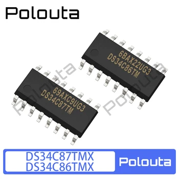 2 елемента DS34C87TMX DS34C86TMX SOIC-16 RS-485 /RS-422chip Polouta
