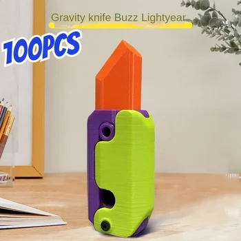 3D гравитационный нож-рапон, декомпрессионная играчка, версия Q, супер сладък лечебен нож, детска играчка, Коледен подарък