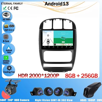 Android 13 Автомагнитола за Grand Voyager RS Dodge Caravan 4 2000 Carplay Мултимедия 4G WIFI GPS DSP DVD NO 2Din Авторадио Стерео
