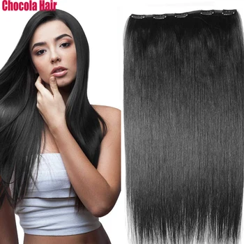 Chocala 100% Бразилски естествена коса Remy Extensions16 
