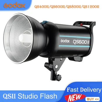 Godox QS400II 2.4 G Wireless X System Professional студийная светкавица непрекъсната светлина Определяне на Bowens за студийната запис на видео