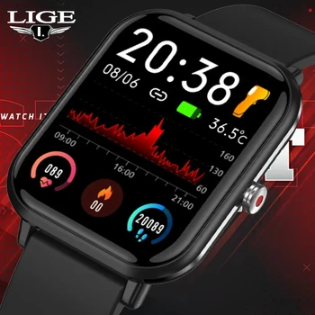LIGE 2023 Нов потребителски циферблат Спортни смарт часовници Мъжки IP68 Водоустойчив Сърдечен ритъм, Кръвно налягане Женски Умни часовници за Android и IOS