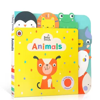 Milu Baby Touch Animals Woof Tab Book Оригиналната книга на английски език