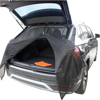 Mosquito net в задната врата на автомобила, козирка за къмпинг, Магнитна закопчалка, устойчива на плъзгане на окото, Вентилационна мрежа на багажника за suv MPV
