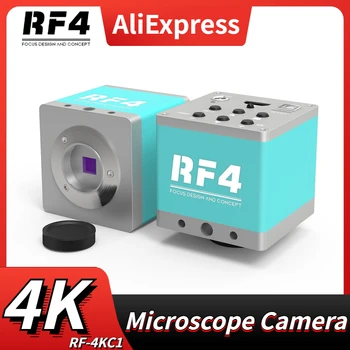 RF4 Цифров HD изход С Висока Резолюция многофункционален Микроскоп С Окуляром Камера за Видео Микроскоп 2k/4k Камера CCD