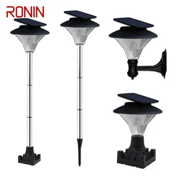 RONIN Solar Light Модерна Морава Лампа 60 Led Водоустойчива IP65 Външен Декоративен За Двора Парк Градина