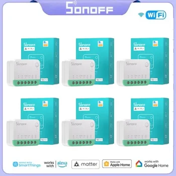 SONOFF 1-20 бр MINIR4M MINI Extreme WiFi Smart Home Switch Отсоединяет Реле Чрез eWeLink Гласово Управление Алекса Google Home