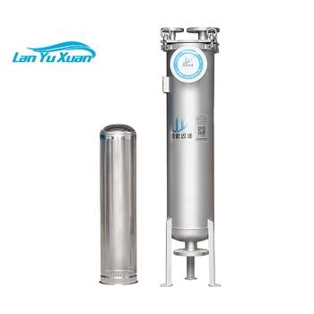 SS304 Вода Напитки, хранителна промишленост Огледално полиране на санитарен скоба капак на резба филтър филтър от неръждаема стомана, филтър за вода