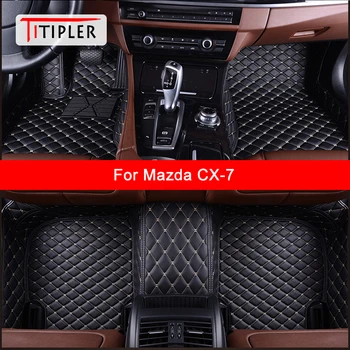 TITIPLER по Поръчка на Автомобилни Стелки За Mazda CX-7 CX7 Автоаксесоари Подложка За Крака