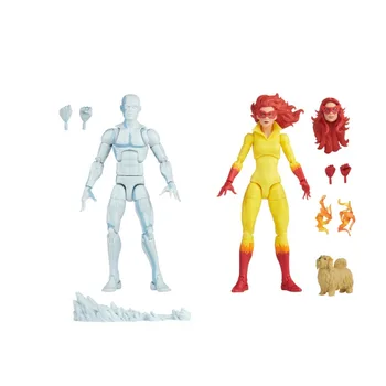 Автентичен състав на Marvel Легенди на Ледения Firestar Човек-паяк с 6-инчов активен става PVC Аниме Фигурки Модел Играчки в наличност