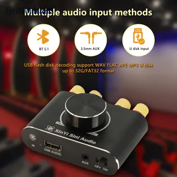 Аудиофильская такса стереоусилителя Bluetooth мощност 15 W, 12 v/24, тонколони за усилване на звука, Bluetooth-усилвател X15H