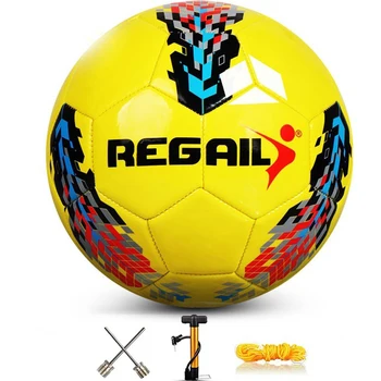Висококачествена футболна топка Футболна размер 4 Размер на 5 Топки за тренировки на закрито и на открито, които са устойчиви на групови игрите на топка за машинно шиене