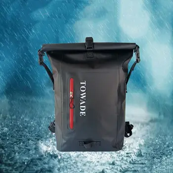 Водоустойчива раница с обем 25 л, сгъваема спортна чанта с голям капацитет, здрава закопчалка на ролка, многофункционален пакет за съхранение, гребане