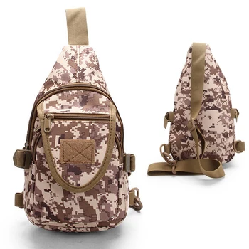 Градинска нагрудная чанта-прашка, найлон тактическа компактна чанта MOLLE през рамо, походный раница за колоездене, военна спортна чанта за туризъм