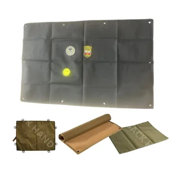 Дисплей за съхранение на плакат броня нарукавная превръзка, за довършителни операции плат стенен дисплей кука Тактически военни ленти Армейските ленти с бродерия
