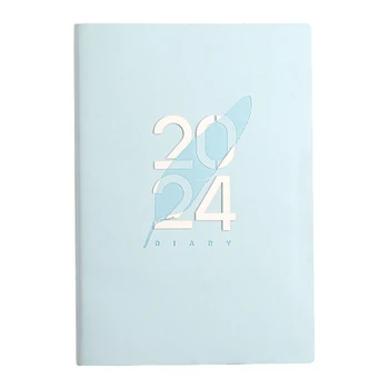 Дневник 2024 Дневник формат А5 Дневник формат А5 за коледен подарък Дневници на рожден Ден в 2024 година Син Лесен за използване