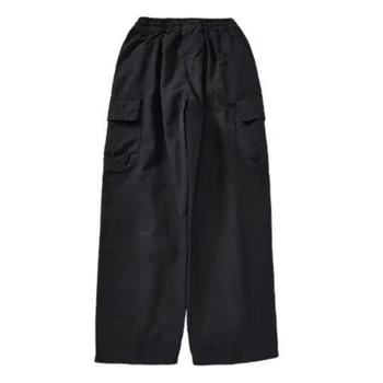 Ежедневни есенни спортни мъжки панталони Ежедневни панталони с външен джоб по цялата дължина, проста мека однотонная работно облекло, бизнес-удобство