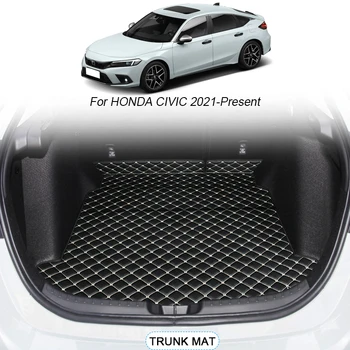 За Honda CIVIC Хетчбек, Седан 2021-2025 Основните подложки, в багажника на колата, водоустойчив нескользящая защитно покритие, автоаксессуар