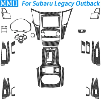 За Subaru Legacy Outback 2010 2011 2012 2013 2014 Карбоновая Панел За Смяна На Предавките От Въглеродни Влакна, Определени Воздуховыпускных Панели, Аксесоари За Интериора На Колата, Стикер