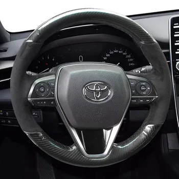 зашити на ръка нескользящая Покриване на Волана Колата е в Спортен стил За Toyota Avalon Camry Crown 2018-2019 Corolla 2018-2020