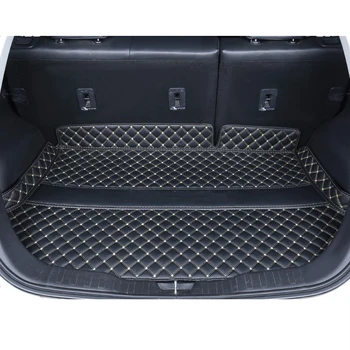 Кожена подложка за багажник на автомобил Товарен подложка за Haval H2 H2s 2014 2015 2016 2017 2018 2019 2020 2021 Подложка за багажника Carpeted Floor Защитни подложки
