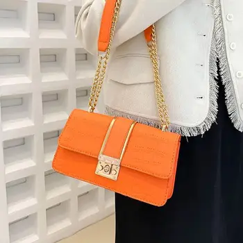 Корейската версия на новата модна верига trend texture casual stone commuter женствена чанта през рамо, подмишница