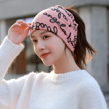Корейски жени, пролет, есен, зима, топло шапки, шапки, Зимен шал, вязаная капачка, модни тюбетейки за момичета Gorros