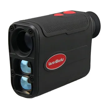 Лазер с 3 лещи, безопасни за очите, клас 1, червен дисплей с регулируема яркост, сензор за отметка за голф, далекомер