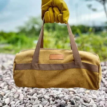 Многофункционална чанта за инструменти, туристическа чанта за съхранение, водоустойчив плат Оксфорд, Авариен комплект с инструменти за малък метален чанти за инструменти