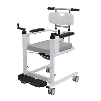 Мултифункционален стол-переноска за пациентите с увреждания, с ръчно управление с количка