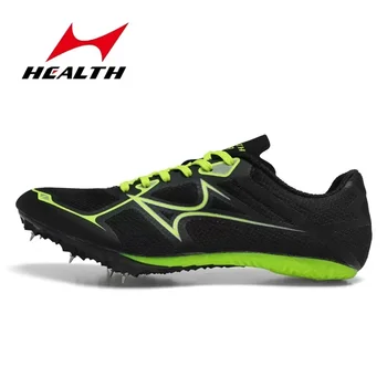 Мъжки обувки за лека атлетика с шипове от въглеродна стомана, маратонки за спринт на средни и дълги разстояния, професионални обувки за тренировки в тире