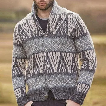 Мъжки пуловер-жилетка 2023, есен-зима, Нов тънък случайни пуловер в голям размер за междуградски пътувания