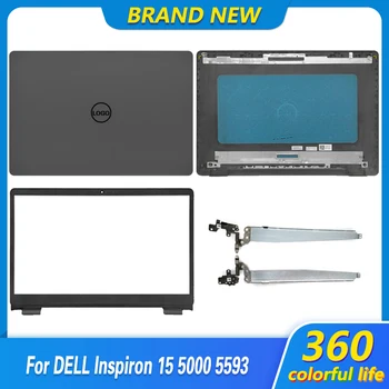 Нов лаптоп DELL Inspiron 15 5000 5593 LCD дисплей на Задната част на Кутията на Предната Рамка Линия на Горния Екран Делото Черен