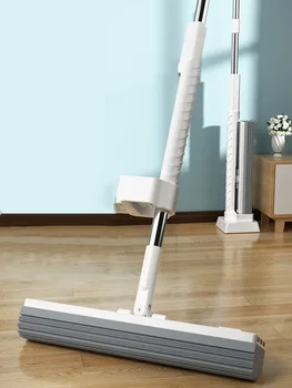 НОВА Абсорбирующая Въже за въртене равна на подови плочки За почистване на дома Безплатна Ръчно пране Balai Cleaner Water Collodion Преса За миене на подове