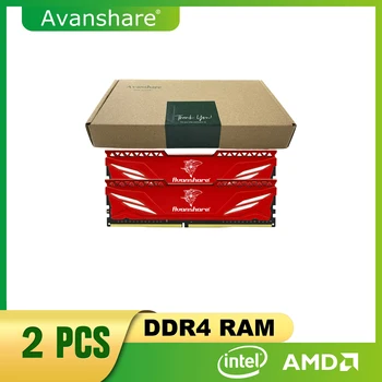 Оперативна памет Avanshare DDR4 8 GB, 4 GB и 16 GB 2400 2666 3200 DIMM Поддръжка на десктоп памет, дънна Платка DDR4