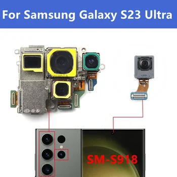 Оригиналната Задна Предна Камера За Samsung Galaxy S23 Ultra 5G SM-S918 S918B S918U Модул Предна Камера за Селфи Отзад