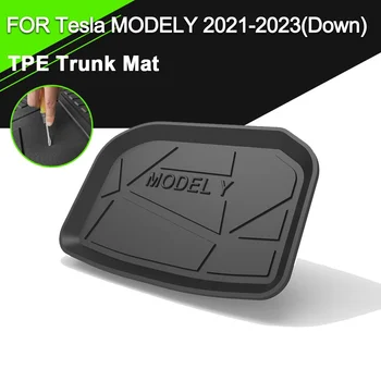 Подложка за багажника TPE ЗА кола Tesla MODELY 2019-2023, Водоустойчив нескользящие гумени Аксесоари за товарни лайнери