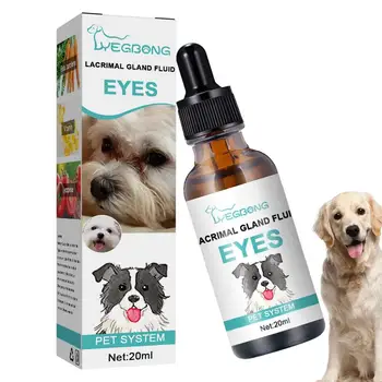 Средство за почистване на очи за кучета, капки за промиване на очите на кучета, препарати за кучета и котки, капки за промиване на очите, препарат за премахване на петна от сълзи, средство за грижа за домашни любимци