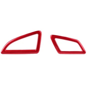 Стикер за украса на капачката на вентилационни отвори на таблото за Honda Civic 10-то поколение 2016-2020 - червен