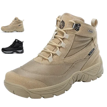 Тактически обувки за мъже, военни обувки, мъжки армейските ботильоны дантела, dr. обувки големи размери, леки туристически обувки, работни обувки